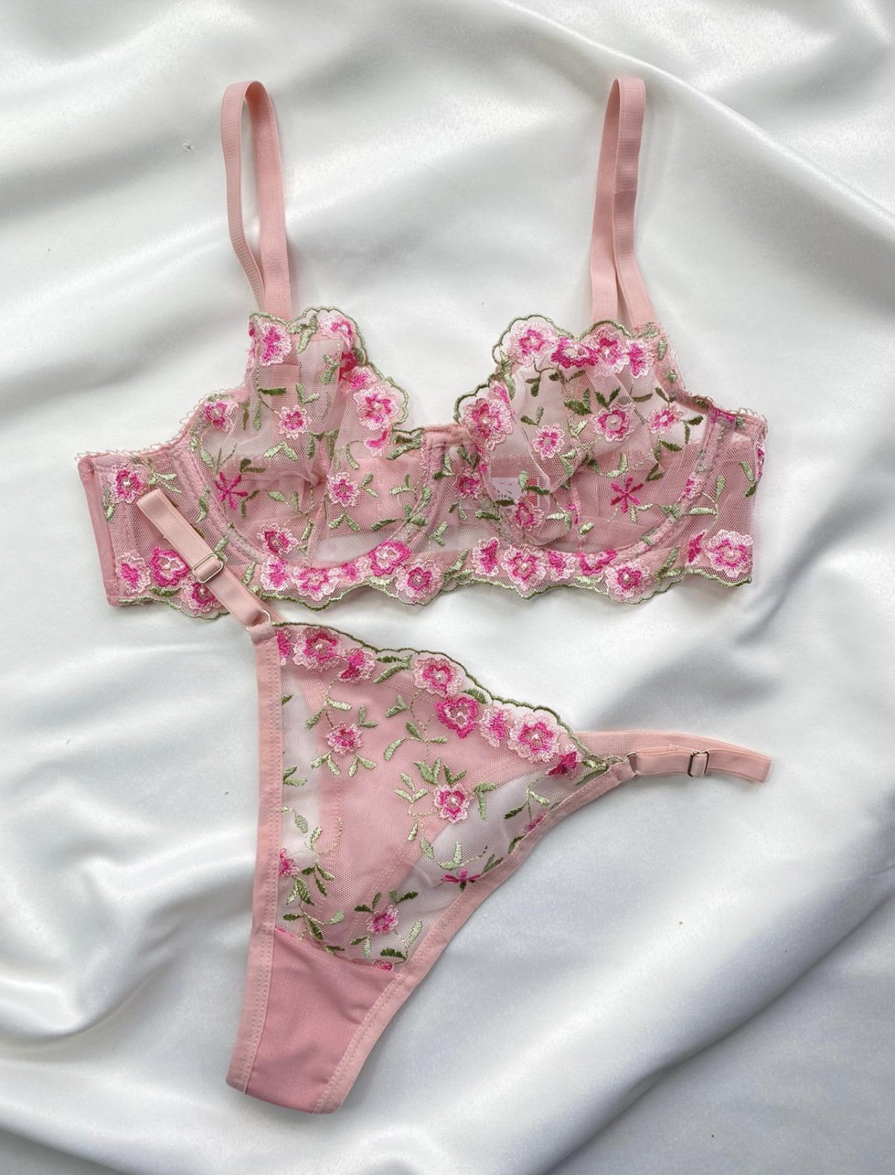 Camellia lingerie Floral Set (“B” bonnet) – Bèl | Official website