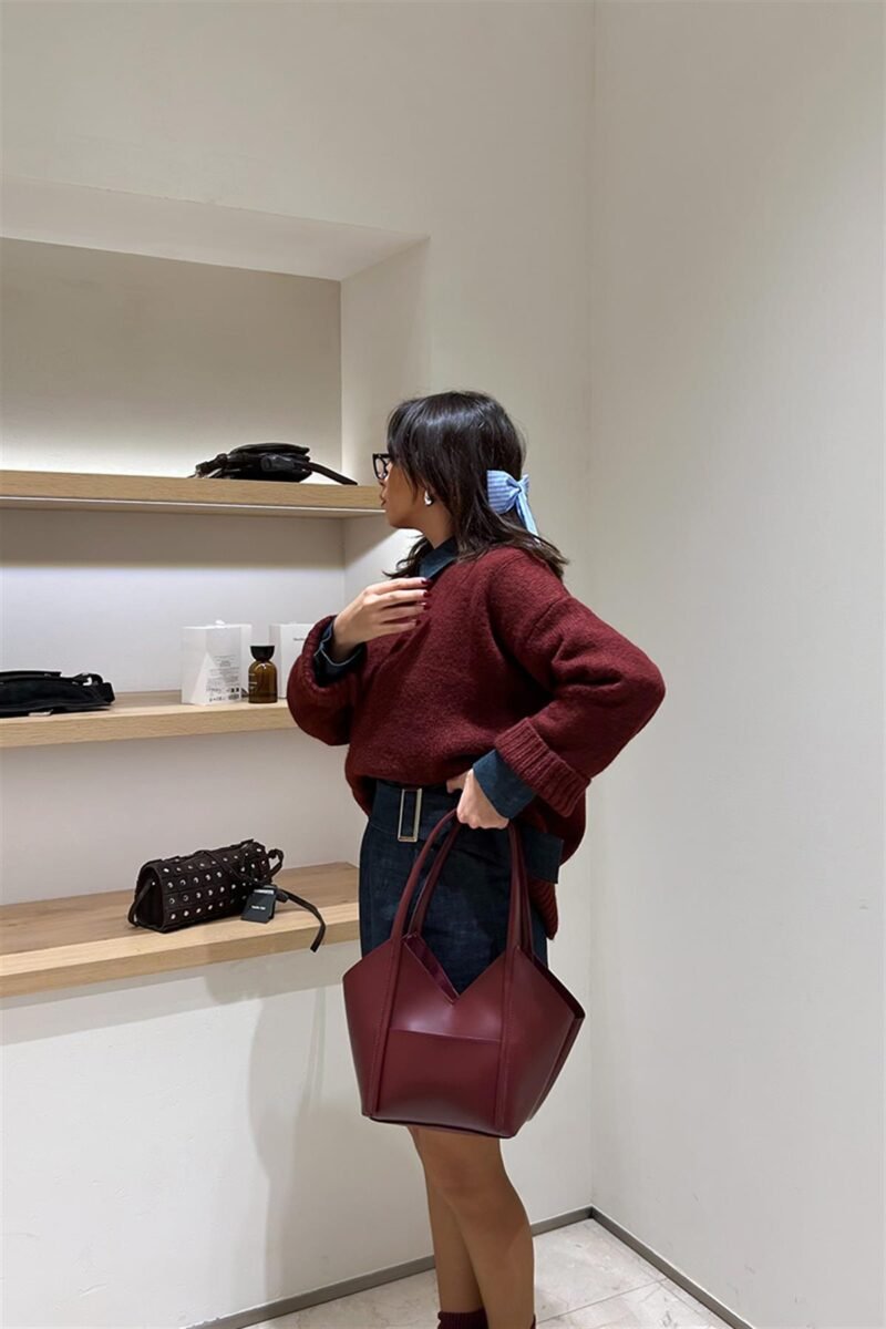 Giza Bordeaux + Purse - Image 12