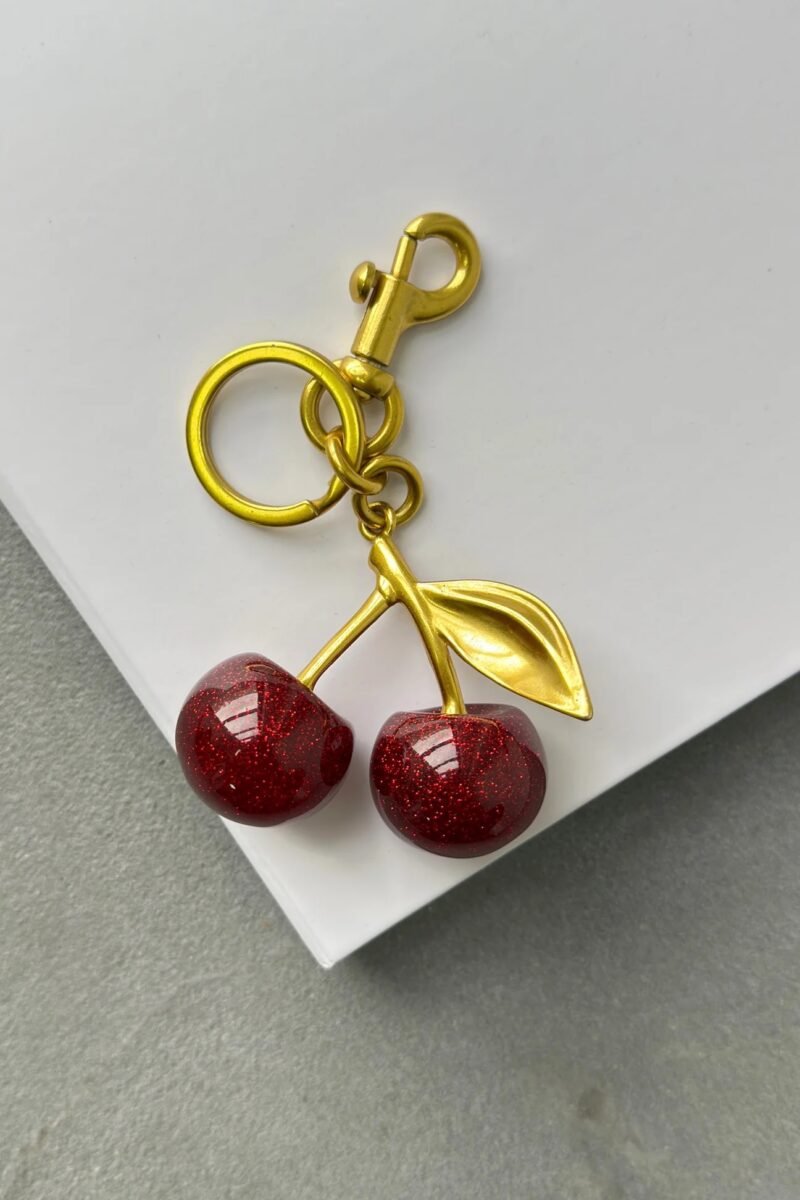 Viral Cherry Bag Charm